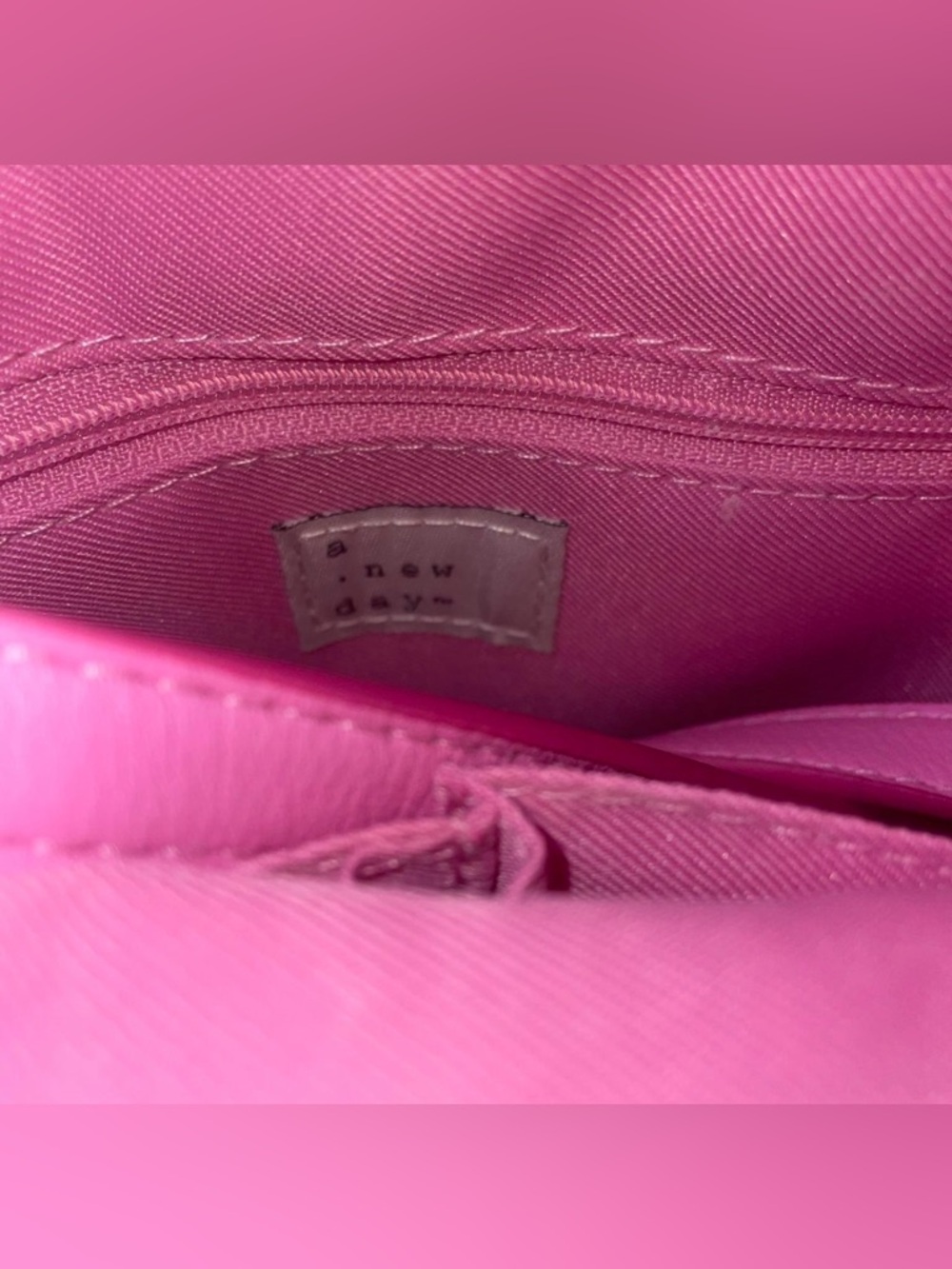 a new day Pink Structured Tote with Gold Hardware - Picture 4 of 8